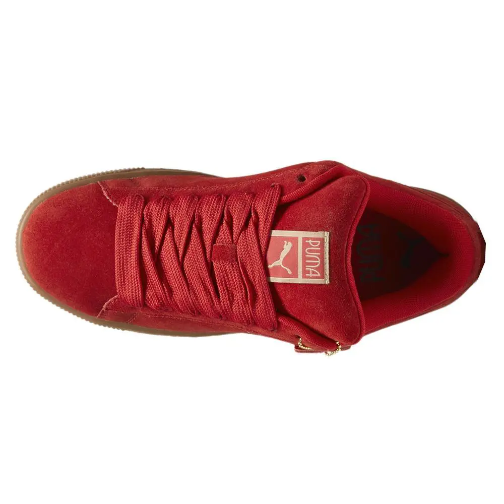 Puma shoes - PUMA Suede Xl Op Lace Up - 40170901 - Red 2