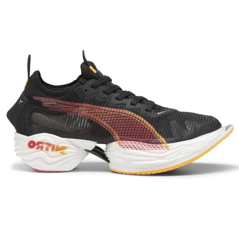 Puma Fast R Nitro Elite 2 Ff Running Womens Black Sneakers Athletic Shoes 31000 - Black