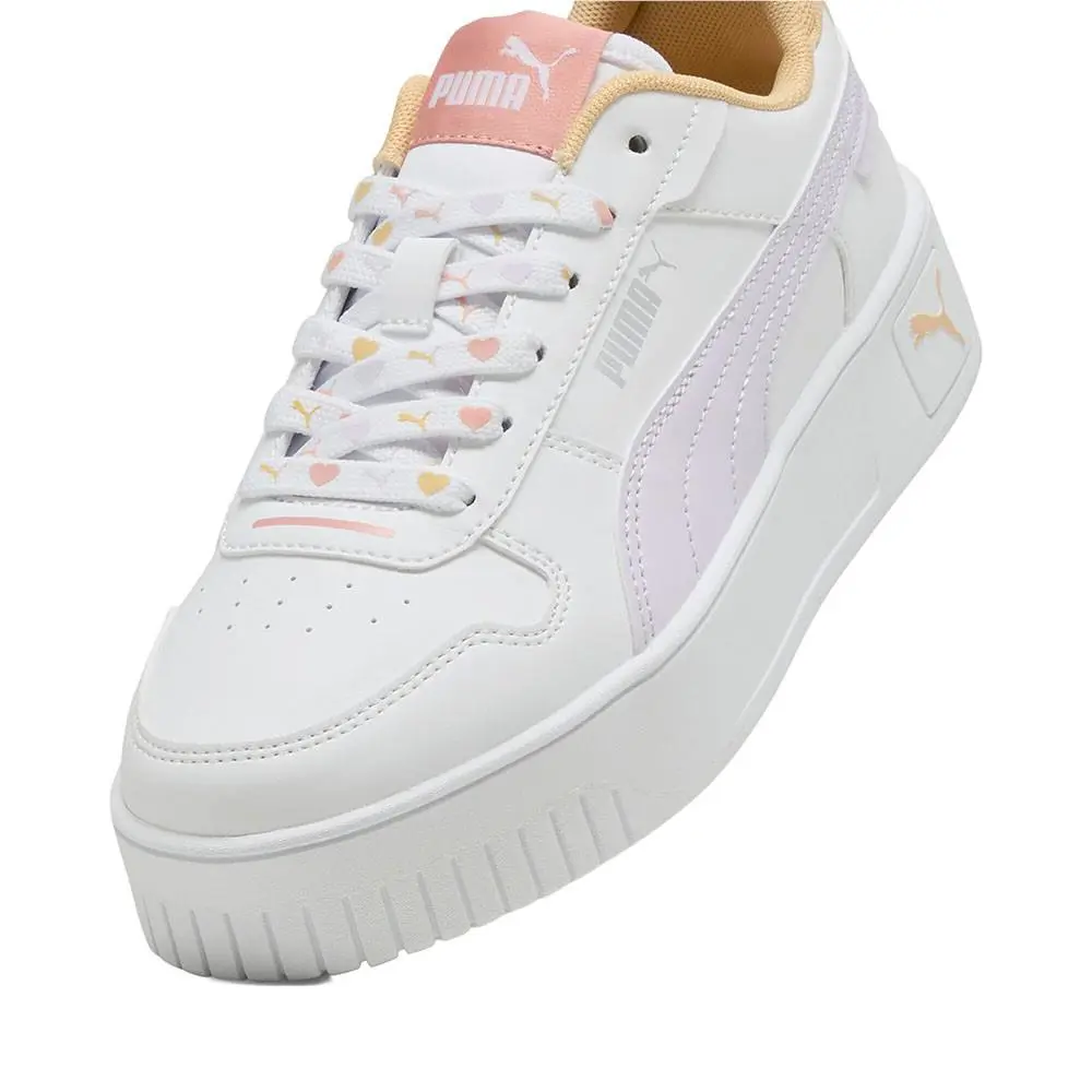 Puma shoes - PUMA Carina Street Lacey Lace Up  Youth - 40088402 - White 4
