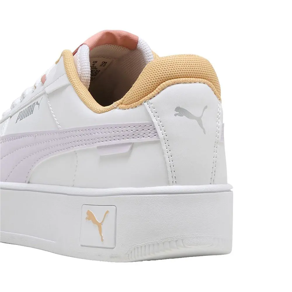 Puma shoes - PUMA Carina Street Lacey Lace Up  Youth - 40088402 - White 5