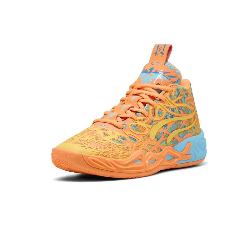 Puma shoes - PUMA  X Lamelo Ball Mb.04 Graffiti Basketball  Youth - 31150001 - Blue 0