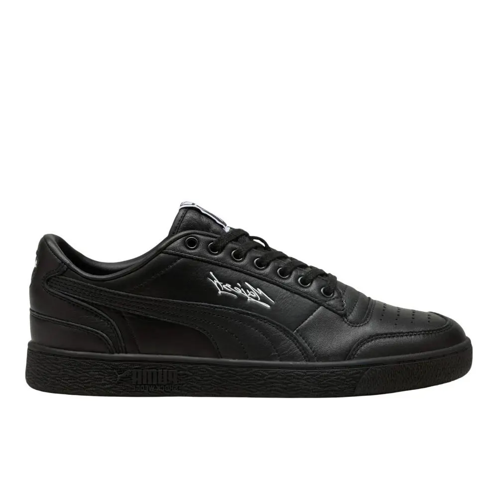Puma Majesty Lace Up Mens Black Sneakers Casual Shoes 31261704 - Black
