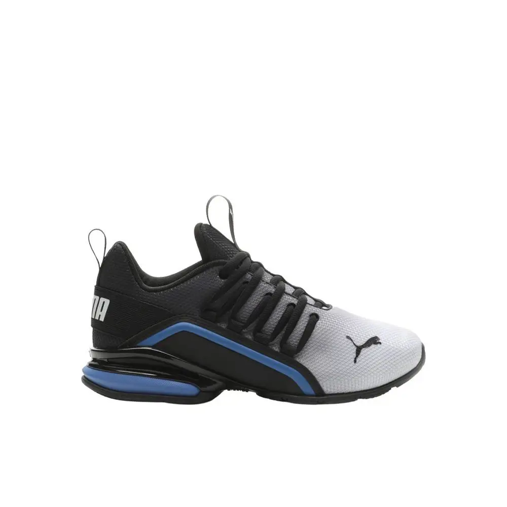 Puma shoes - PUMA Axelion Mesh Printed Fade Lace Up  Youth - 30980002 - Black, White 5