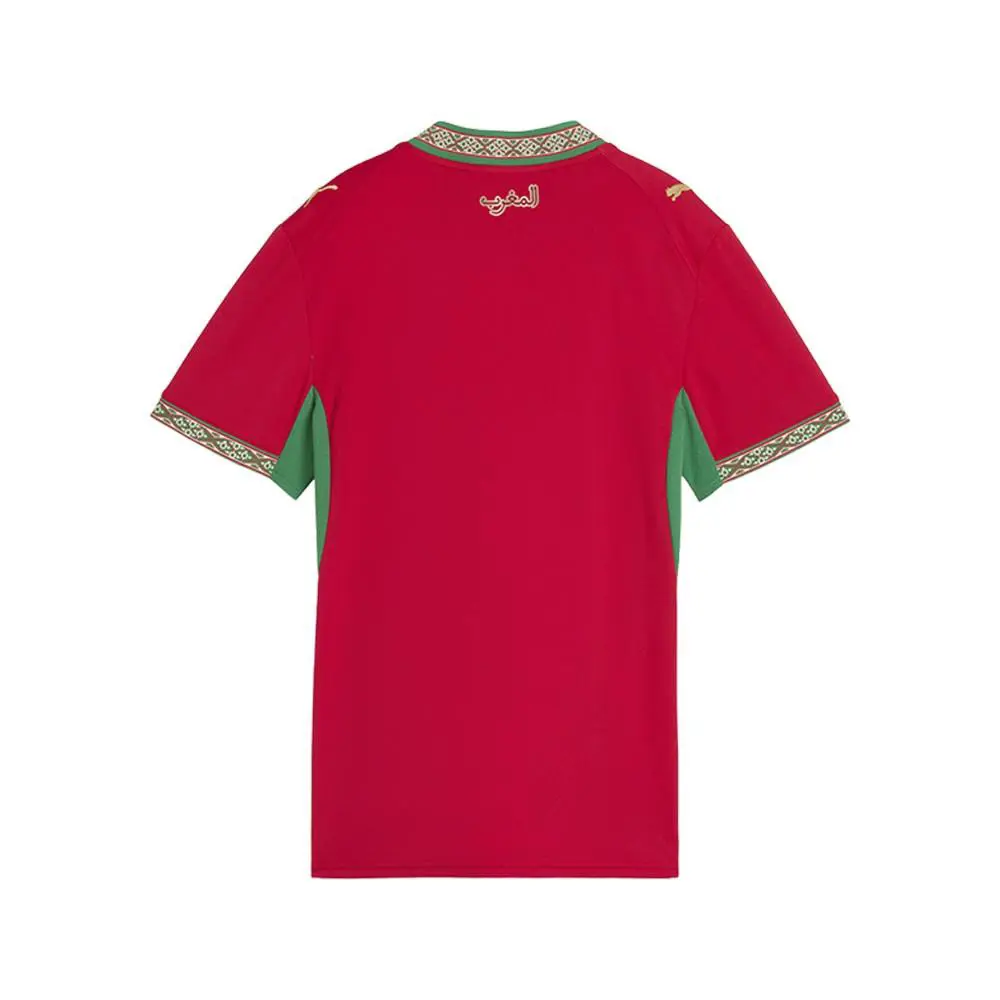 Puma clothing - PUMA Morocco 2026 Home Crew Neck Short Sleeve Soccer Jersey - 78331901 - Red 0