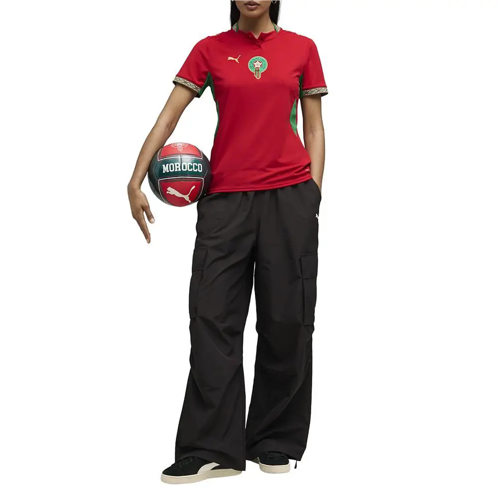 Puma clothing - PUMA Morocco 2026 Home Crew Neck Short Sleeve Soccer Jersey - 78331901 - Red 4
