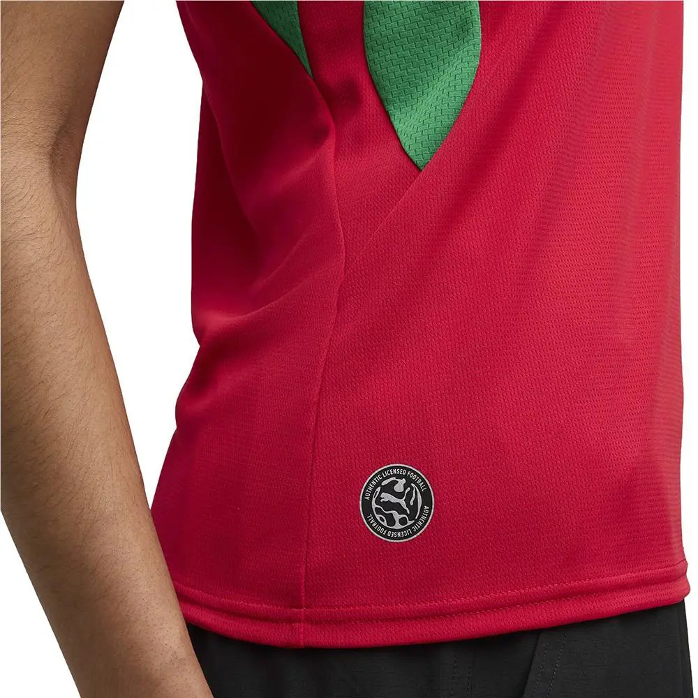 Puma clothing - PUMA Morocco 2026 Home Crew Neck Short Sleeve Soccer Jersey - 78331901 - Red 3