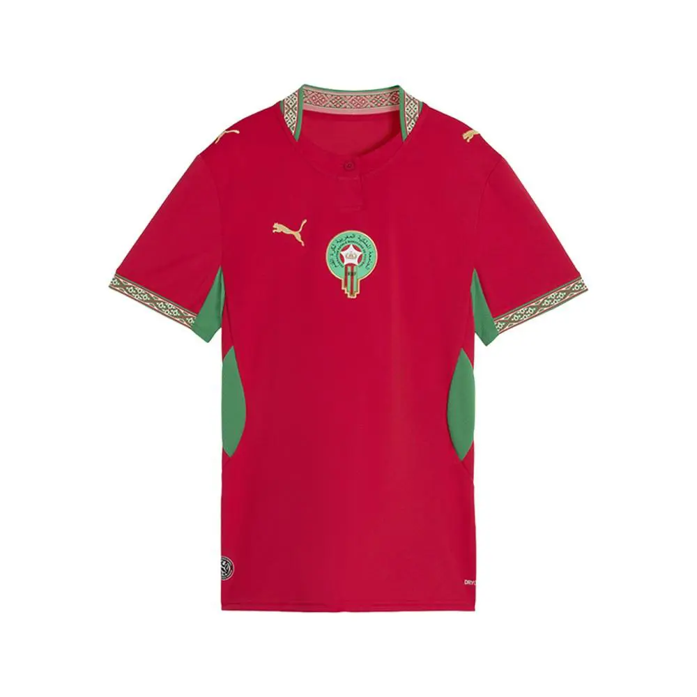 Puma clothing - PUMA Morocco 2026 Home Crew Neck Short Sleeve Soccer Jersey - 78331901 - Red 5