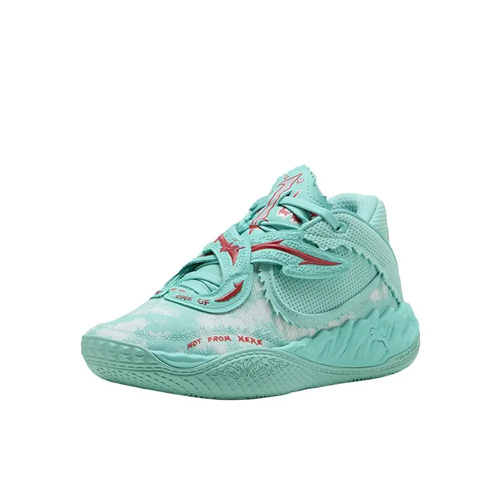 Puma shoes - PUMA Mb.05 Melo World Basketball  Youth - 31280401 - Green 0