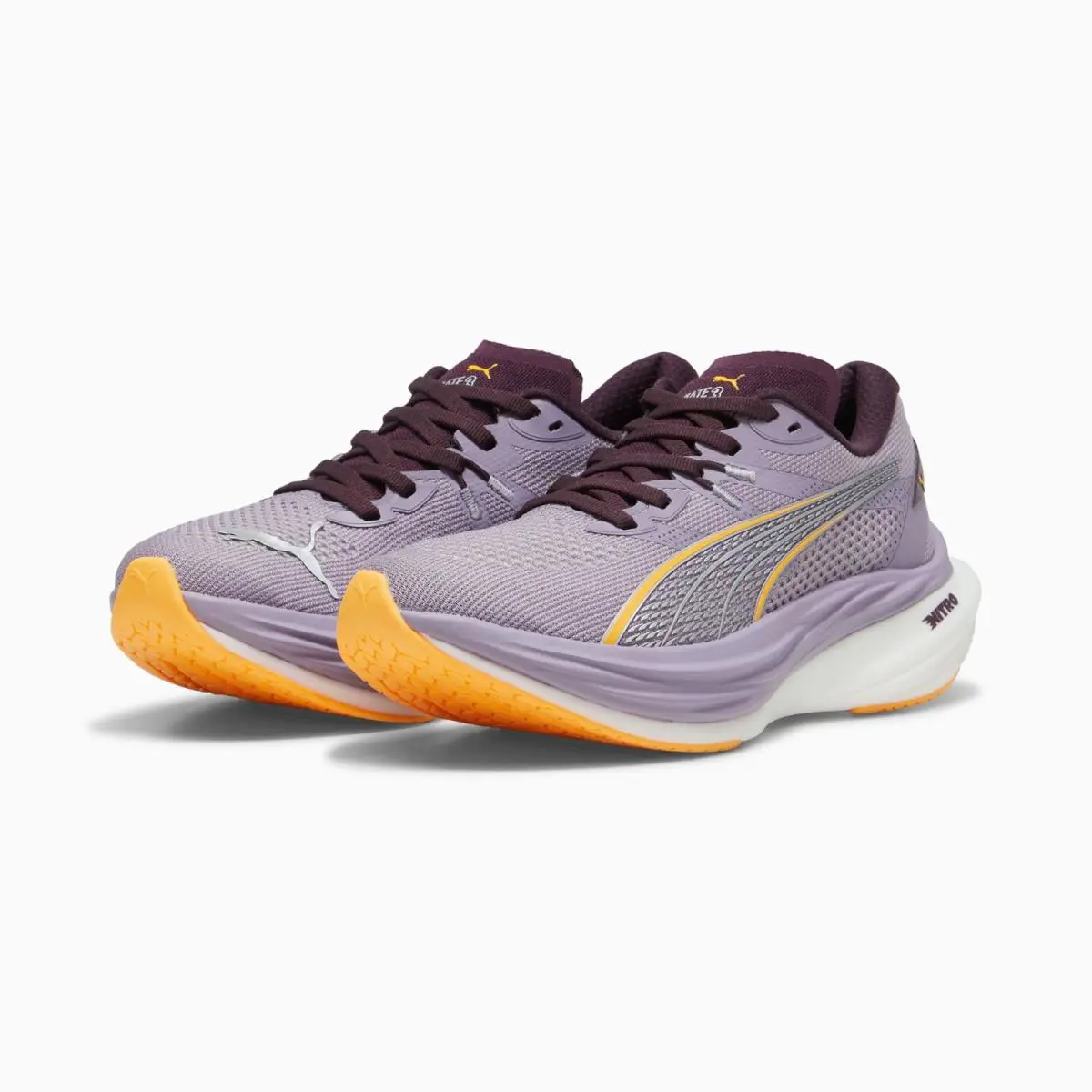 Puma Deviate Nitro 3 309708-04 Sneakers Women`s Pale Plum Athletic Running Shoes