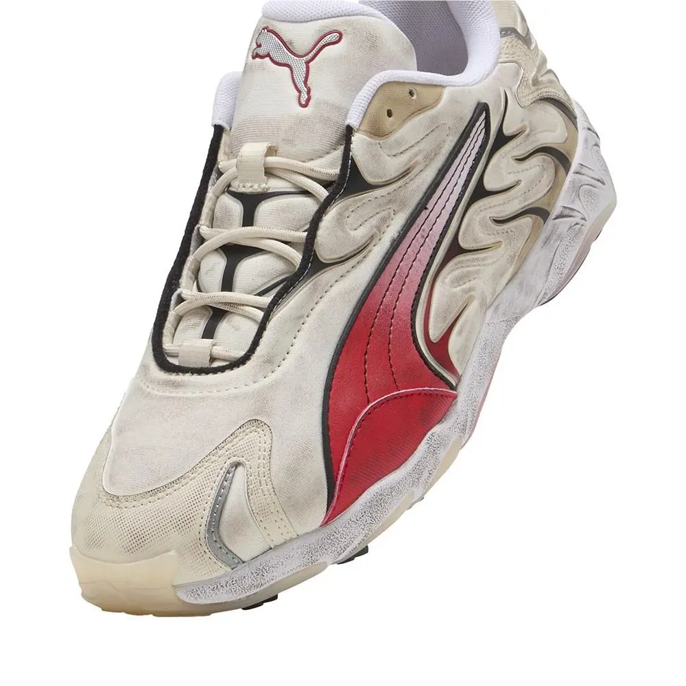 Puma shoes - PUMA Inhale Distressed Lace Up - 40453202 - White 12
