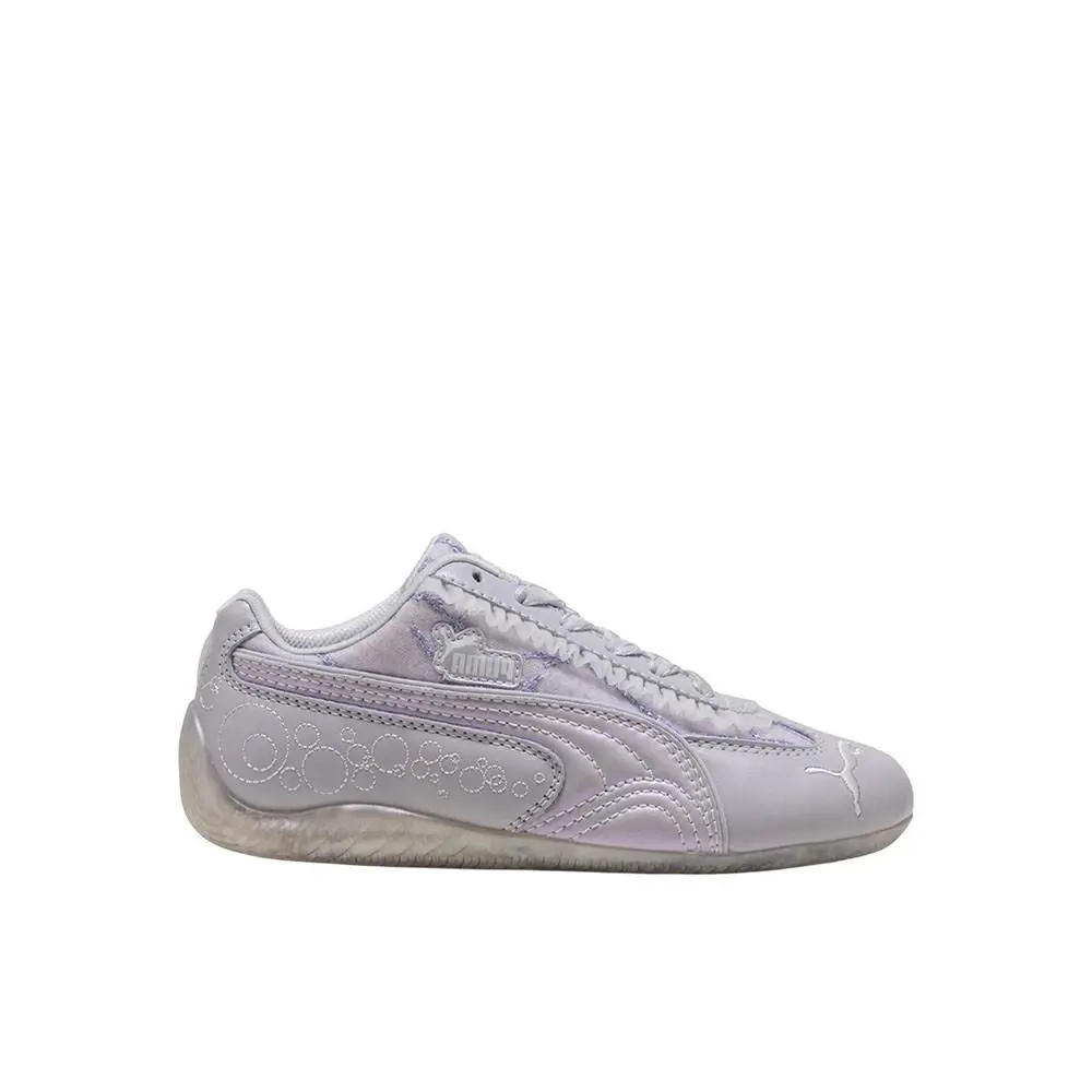 Puma X Wicked Speedcat Goodness Lace Up Youth Girls Purple Sneakers Casual Sho - Purple