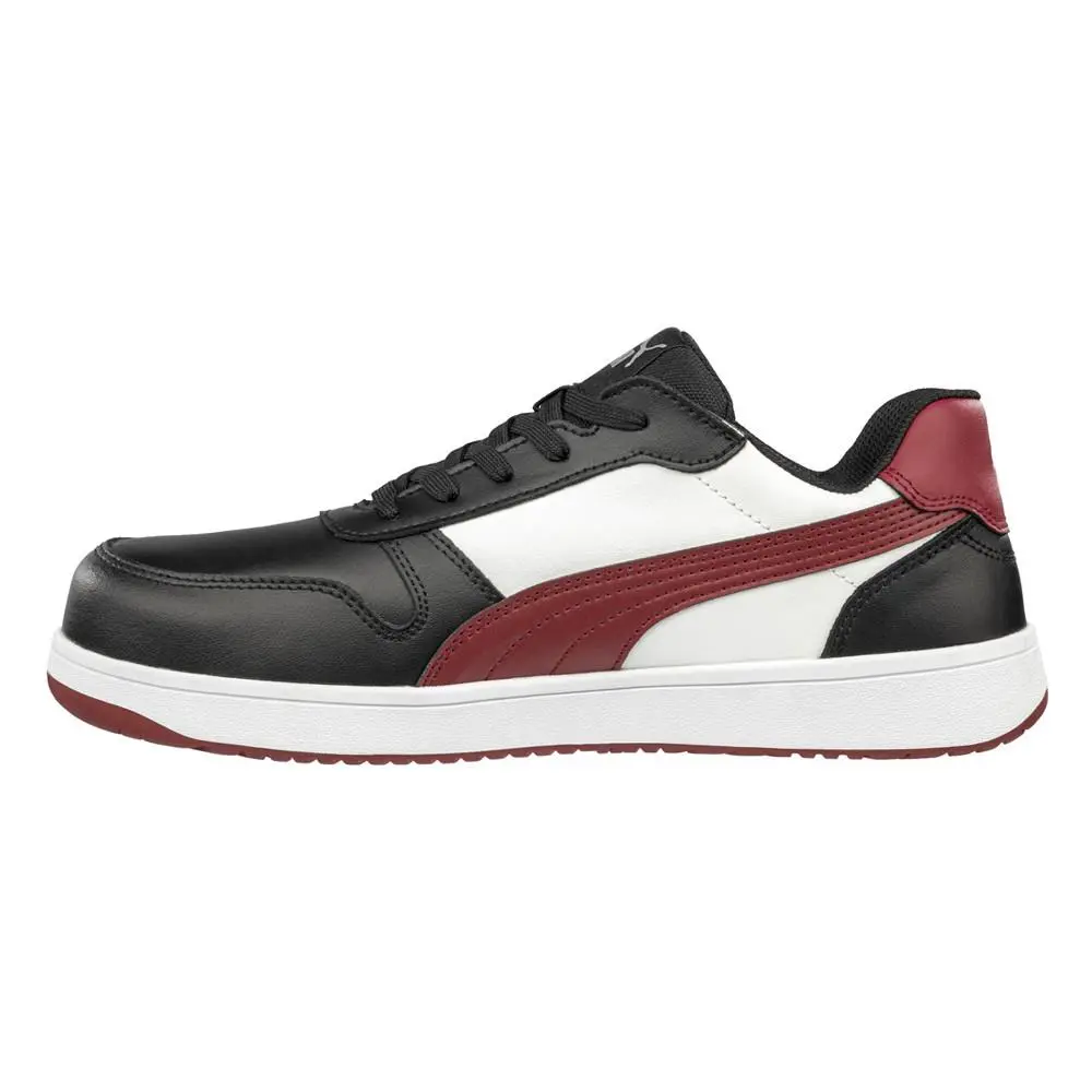 Puma shoes - PUMA Safety Frontcourt Low Electrical Composite Toe Work - 640215 - Black, Red 1