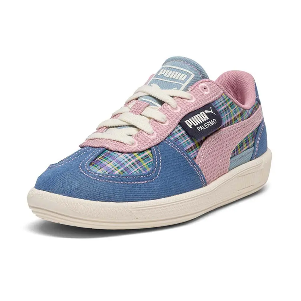 Puma shoes - PUMA Palermo Plaid Lace Up - 40356501 - Pink 0