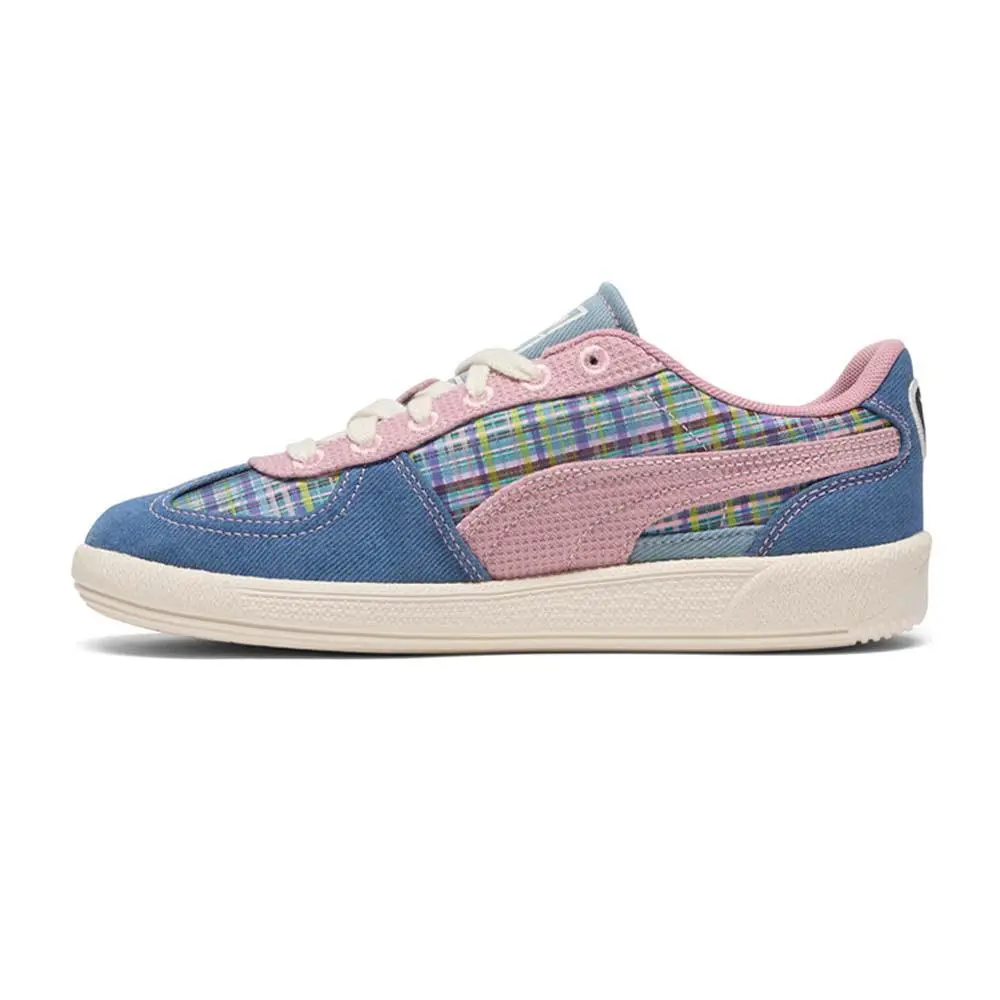 Puma shoes - PUMA Palermo Plaid Lace Up - 40356501 - Pink 1