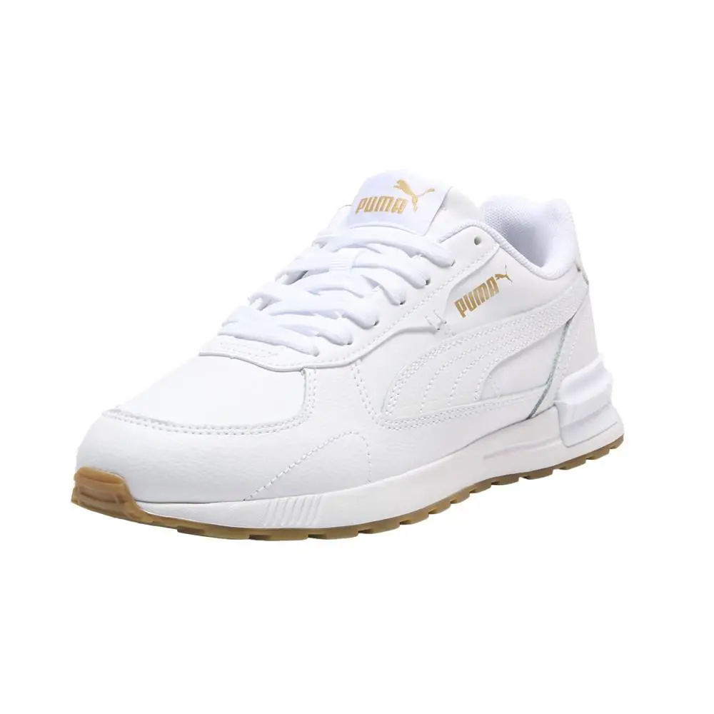 Puma shoes - PUMA Graviton Leather Lace Up - 40110203 - White 0