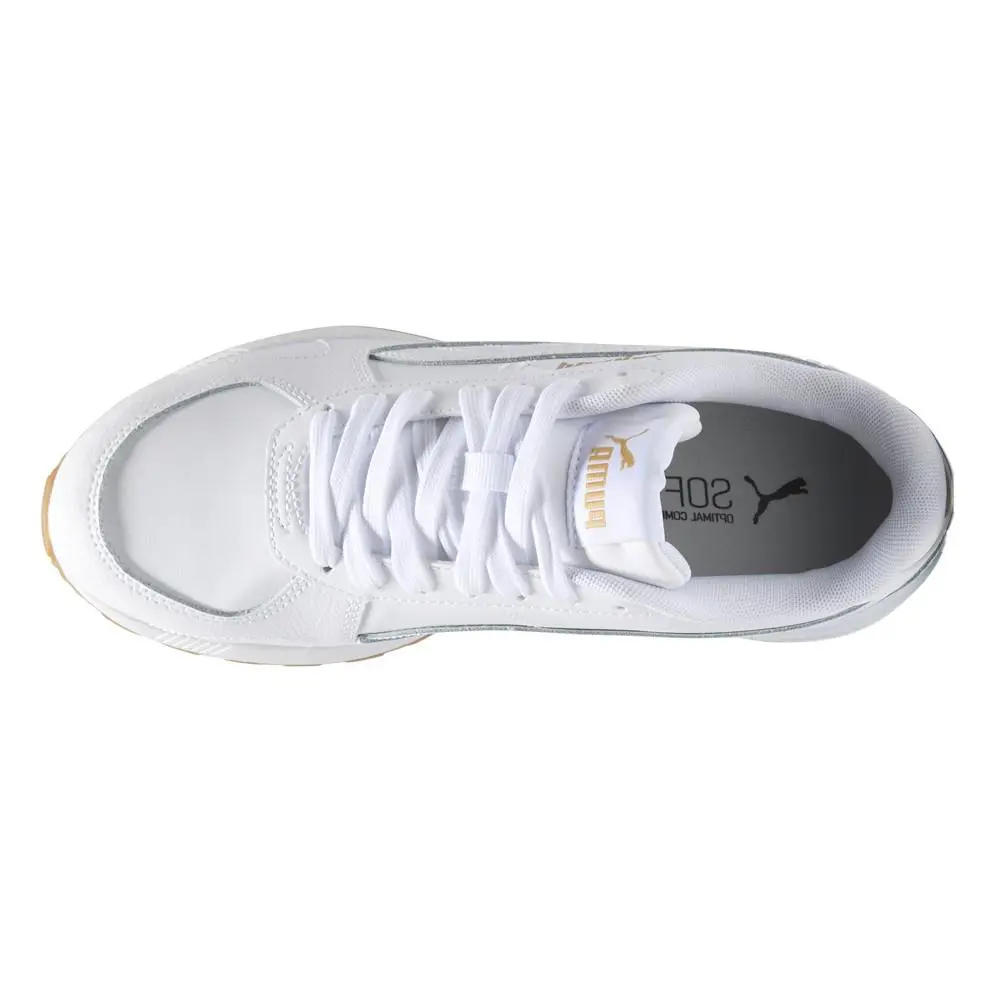 Puma shoes - PUMA Graviton Leather Lace Up - 40110203 - White 2