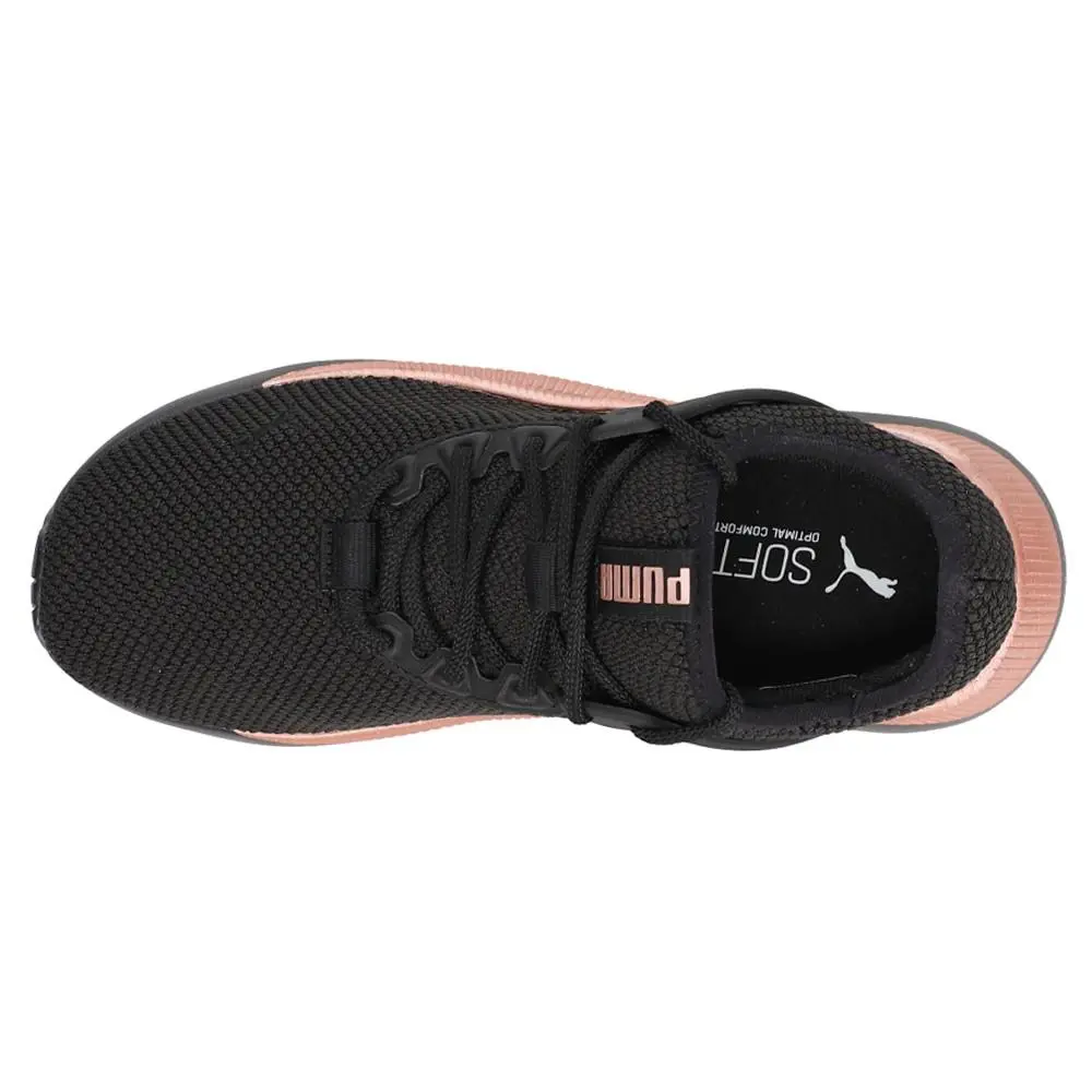Puma shoes - PUMA Pacer Future Lux Metallic Lace Up - 380606-01 - Black 2