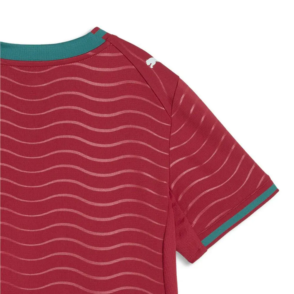 Puma clothing - PUMA Portugal Home Crew Neck Short Sleeve Soccer Jersey - 78328001 - Red 12