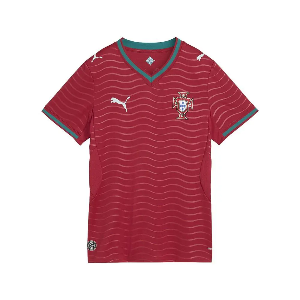 Puma clothing - PUMA Portugal Home Crew Neck Short Sleeve Soccer Jersey - 78328001 - Red 6