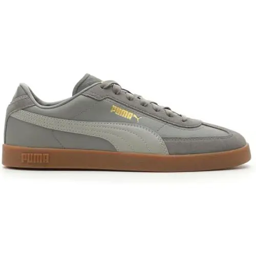 Men`s Puma Club II Era Cast Iron-gray-puma Gold 397447 12 - Cast Iron-Gray-Puma Gold