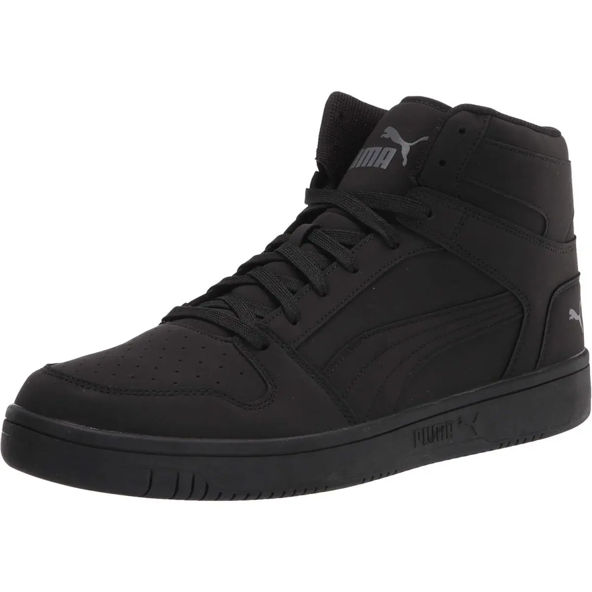 Puma Mens Puma Rebound Layup Nubuck - Black