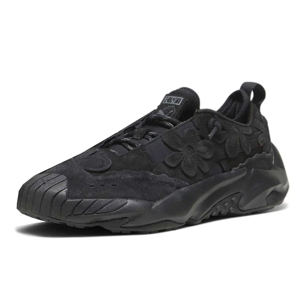 Puma shoes - PUMA  X Perks And Mini Plexus Floral Embroidered Lace Up - 39464701 - Black 0