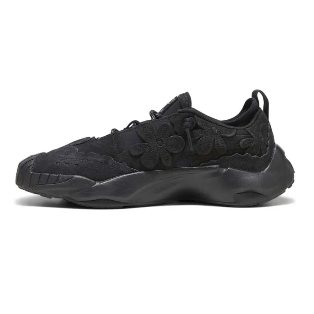 Puma shoes - PUMA  X Perks And Mini Plexus Floral Embroidered Lace Up - 39464701 - Black 1