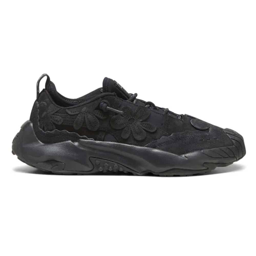 Puma shoes - PUMA  X Perks And Mini Plexus Floral Embroidered Lace Up - 39464701 - Black 5