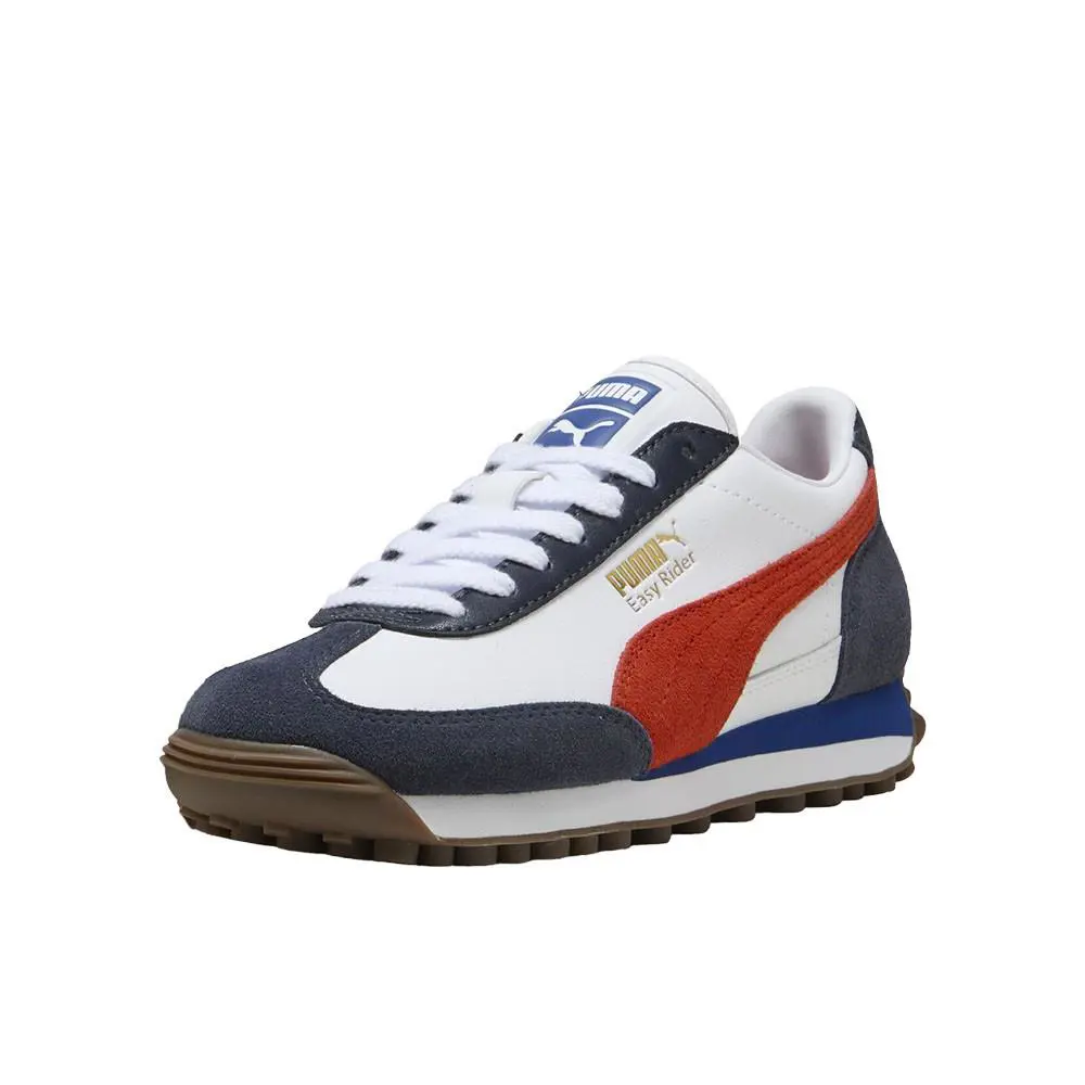 Puma shoes - PUMA Easy Rider Mix Lace Up  Youth - 39937407 - White 0