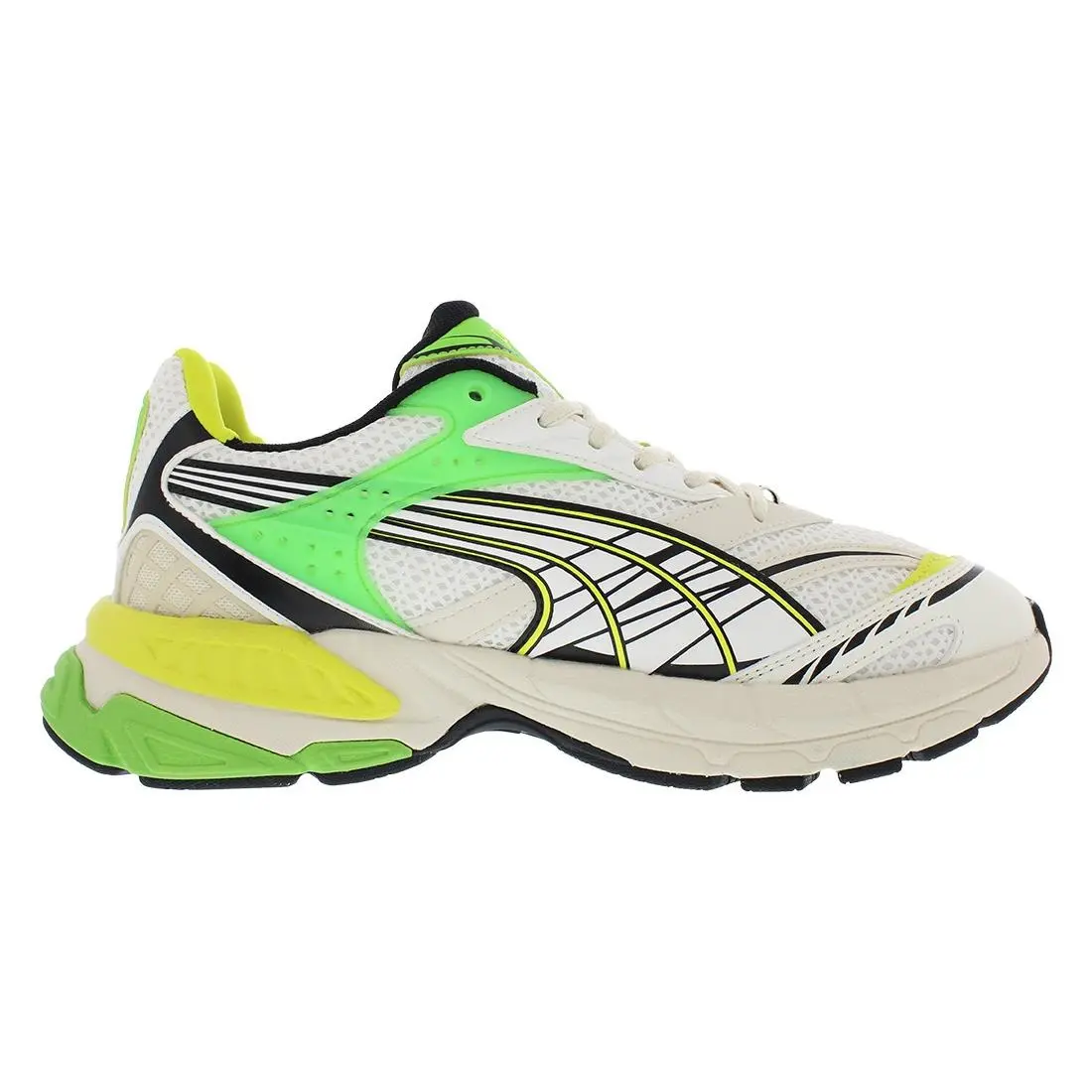 Puma shoes - White/Cream/Green, Main: White 1