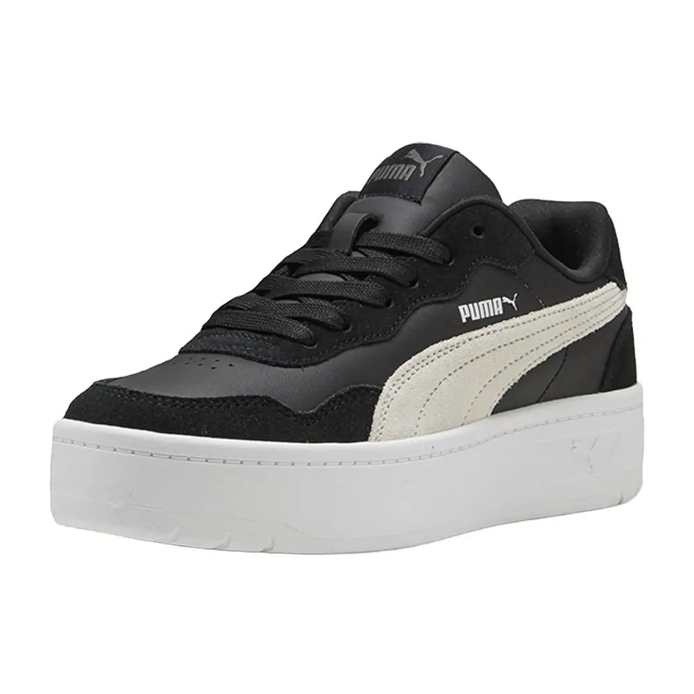 Puma shoes - PUMA Court Lally Skye Suede Platform - 40073503 - Black 0