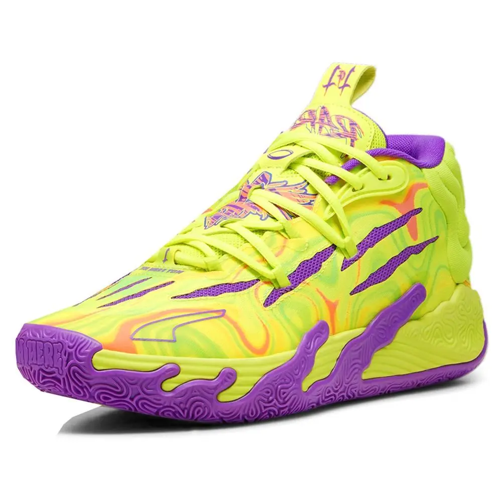 Puma shoes - PUMA Mb.03 Spark Basketball - Spark Basketball - 37989801 - Yellow 6