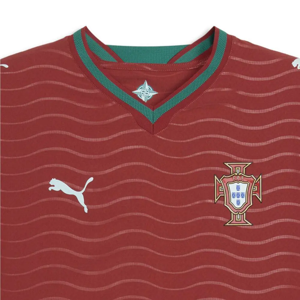 Puma clothing - PUMA Portugal Authentic Home Soccer Jersey - 78327601 - Red 4