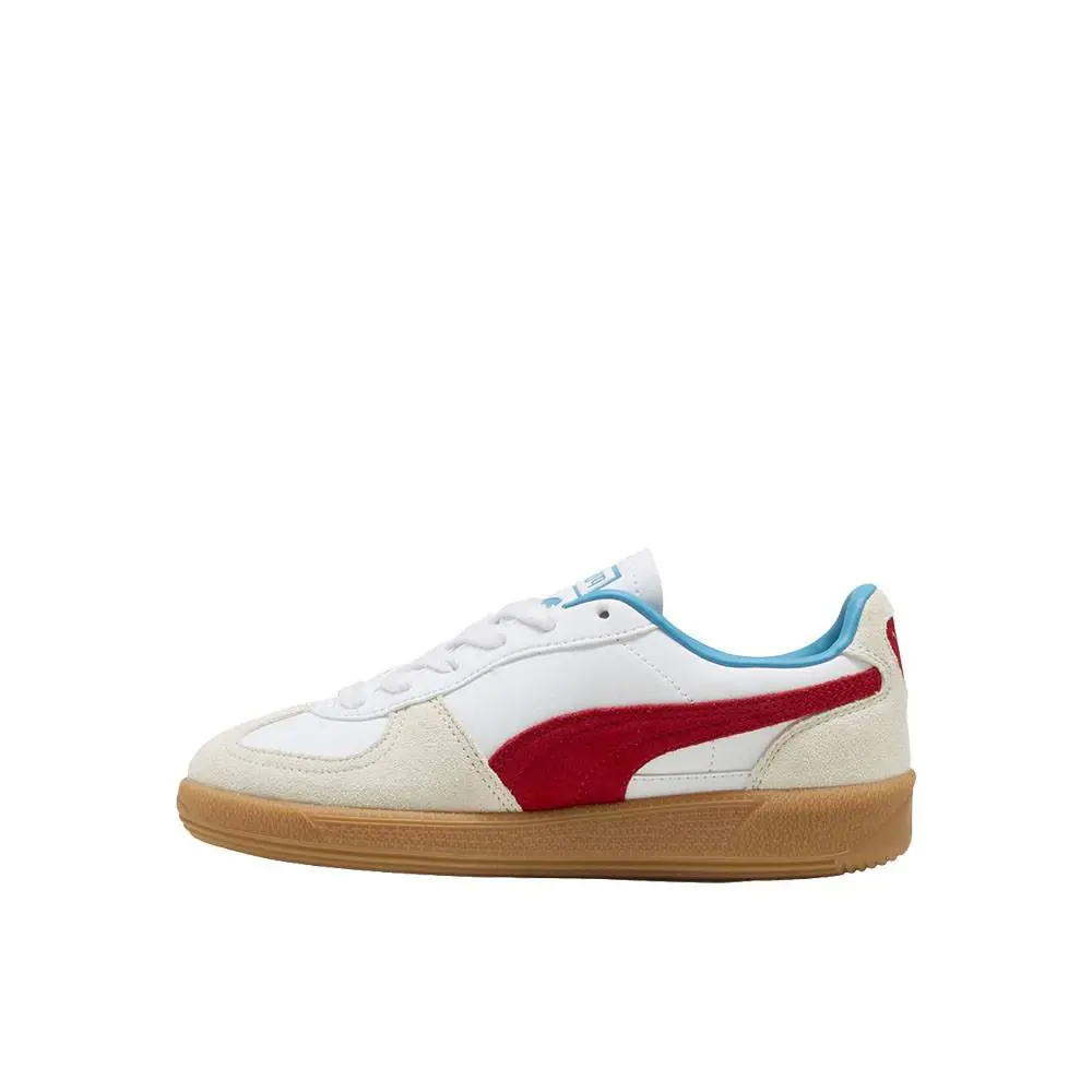 Puma shoes - PUMA Palermo Leather Lace Up  Youth - 39727510 - White 1