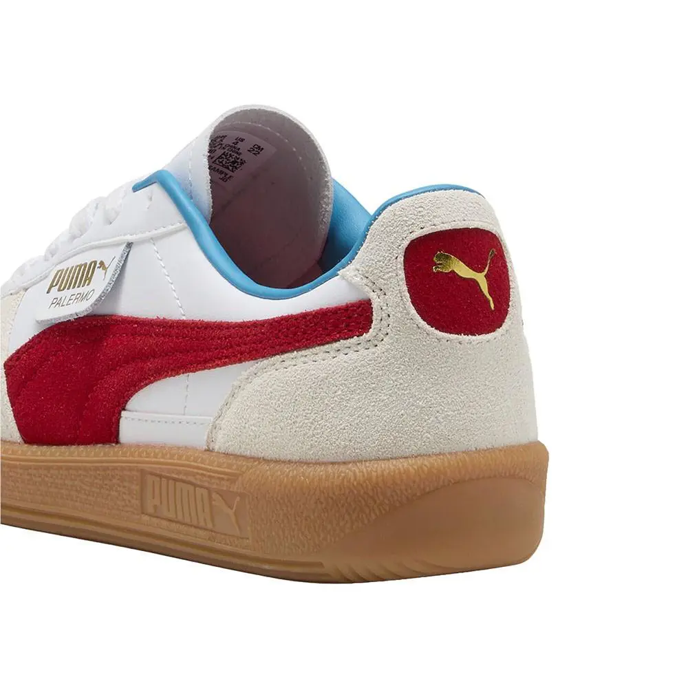 Puma shoes - PUMA Palermo Leather Lace Up  Youth - 39727510 - White 5