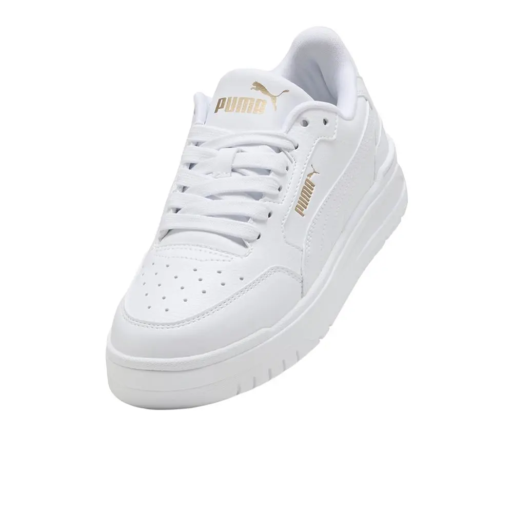 Puma shoes - PUMA Shuffle Downtown Lo Lace Up  Youth - 40373901 - White 4
