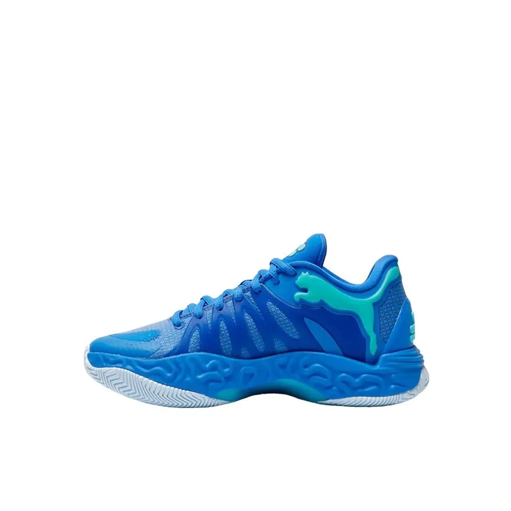 Puma shoes - PUMA Hali 1 Basketball  Youth - 31345501 - Blue 9