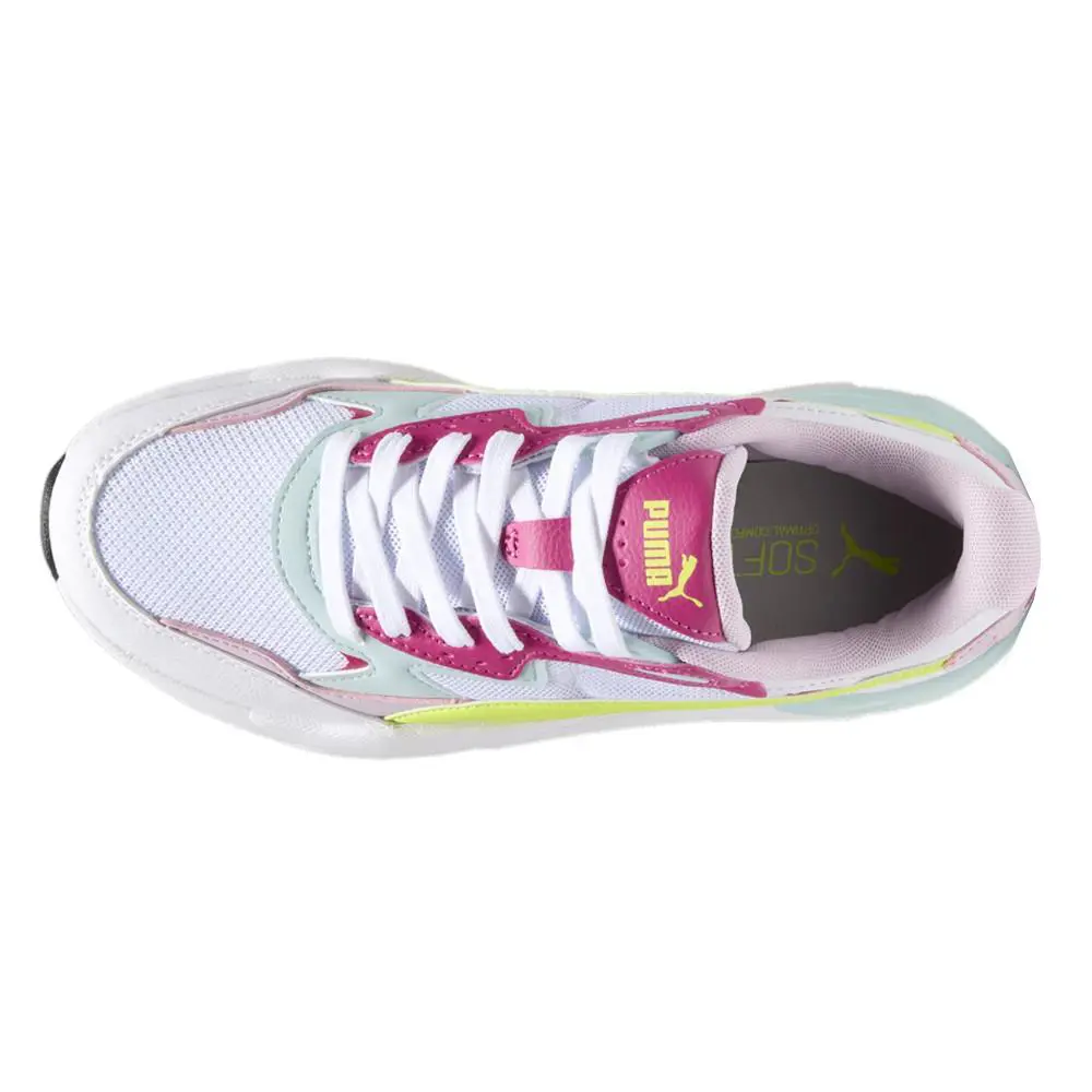 Puma shoes - PUMA XRay Speed Lace Up - 38706354 - Green, Pink, White 2