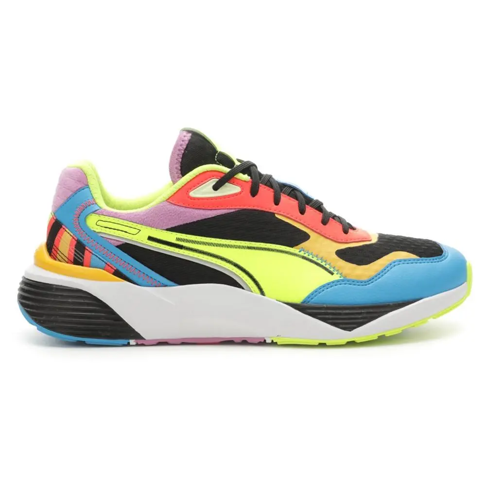 Rsmetric Lava Lace Up Mens Black Sneakers Casual Shoes 38890601 by Puma