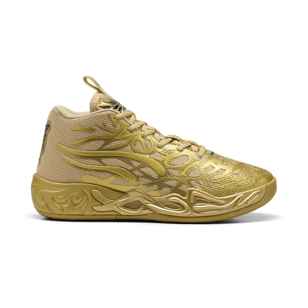 Puma X Lamelo Ball Mb.04 Golden Child Basketball Mens Gold Sneakers Athletic S - Gold