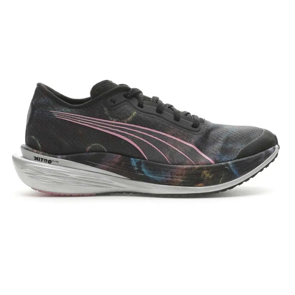 Puma Deviate Nitro Elite 2 Marathon Series Running Womens Black Sneakers Athlet - Black