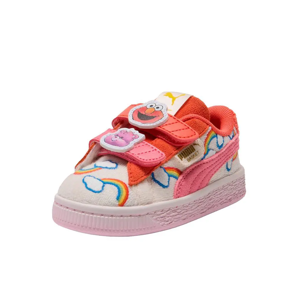 Puma shoes - PUMA  X Care Bears X Sesame Street Basket Slip On  Toddler - 40690401 - Off White 0
