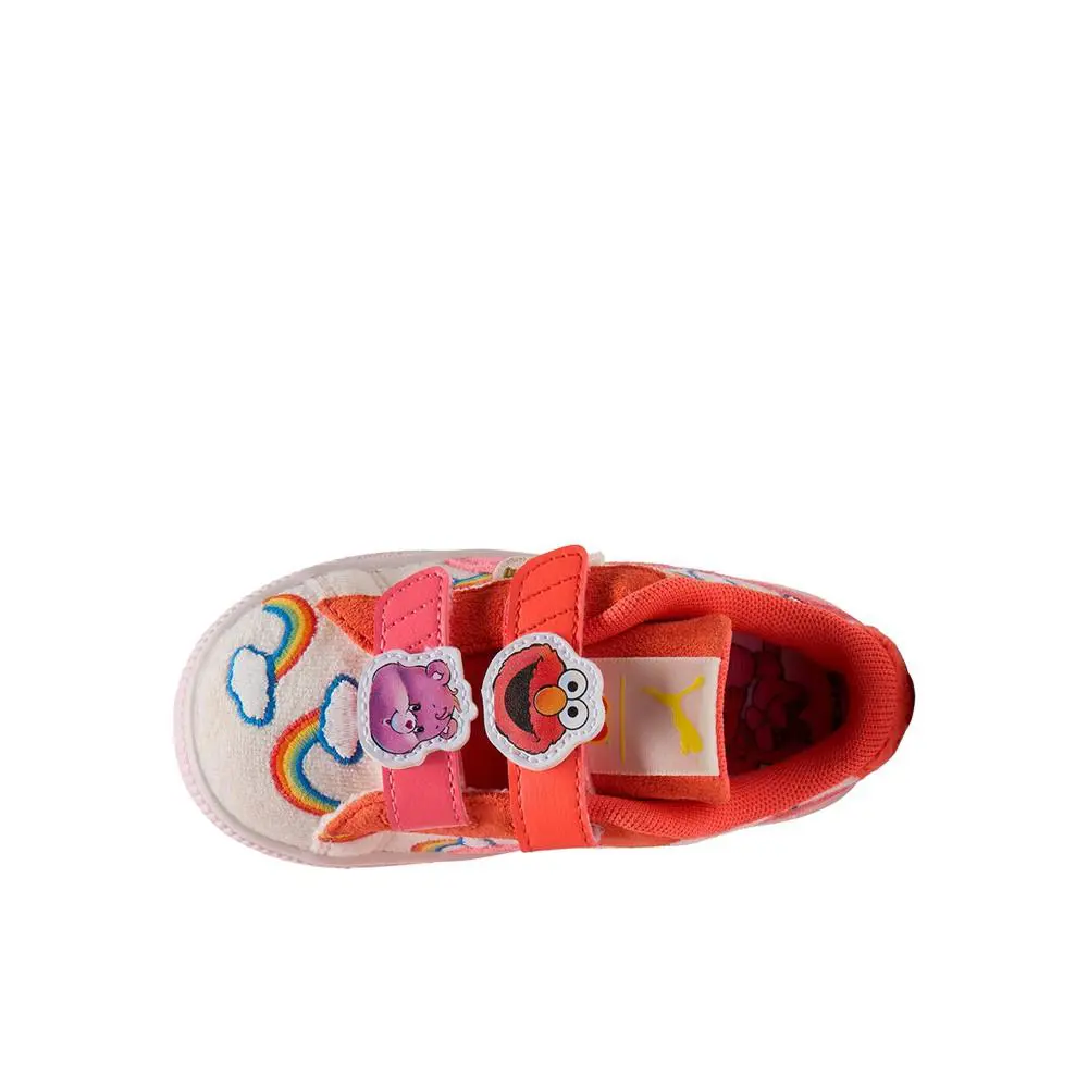 Puma shoes - PUMA  X Care Bears X Sesame Street Basket Slip On  Toddler - 40690401 - Off White 2