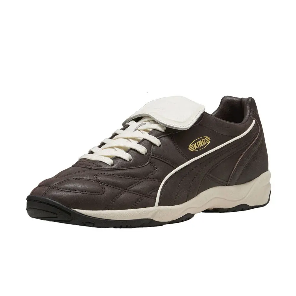 Puma shoes - PUMA King Indoor Premium Lace Up - 40436303 - Brown 6