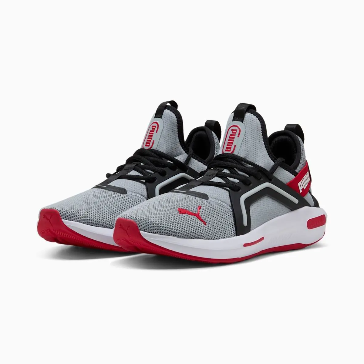 Puma shoes - COOL MID GRAY/BLACK/STRONG RED 1