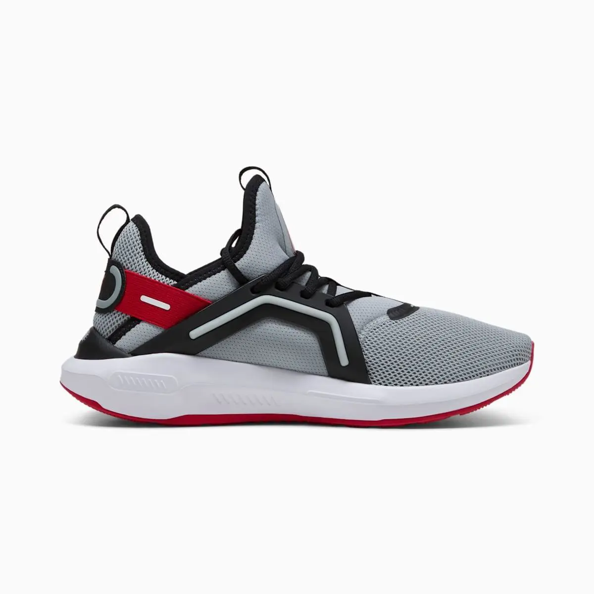 Puma shoes - COOL MID GRAY/BLACK/STRONG RED 4
