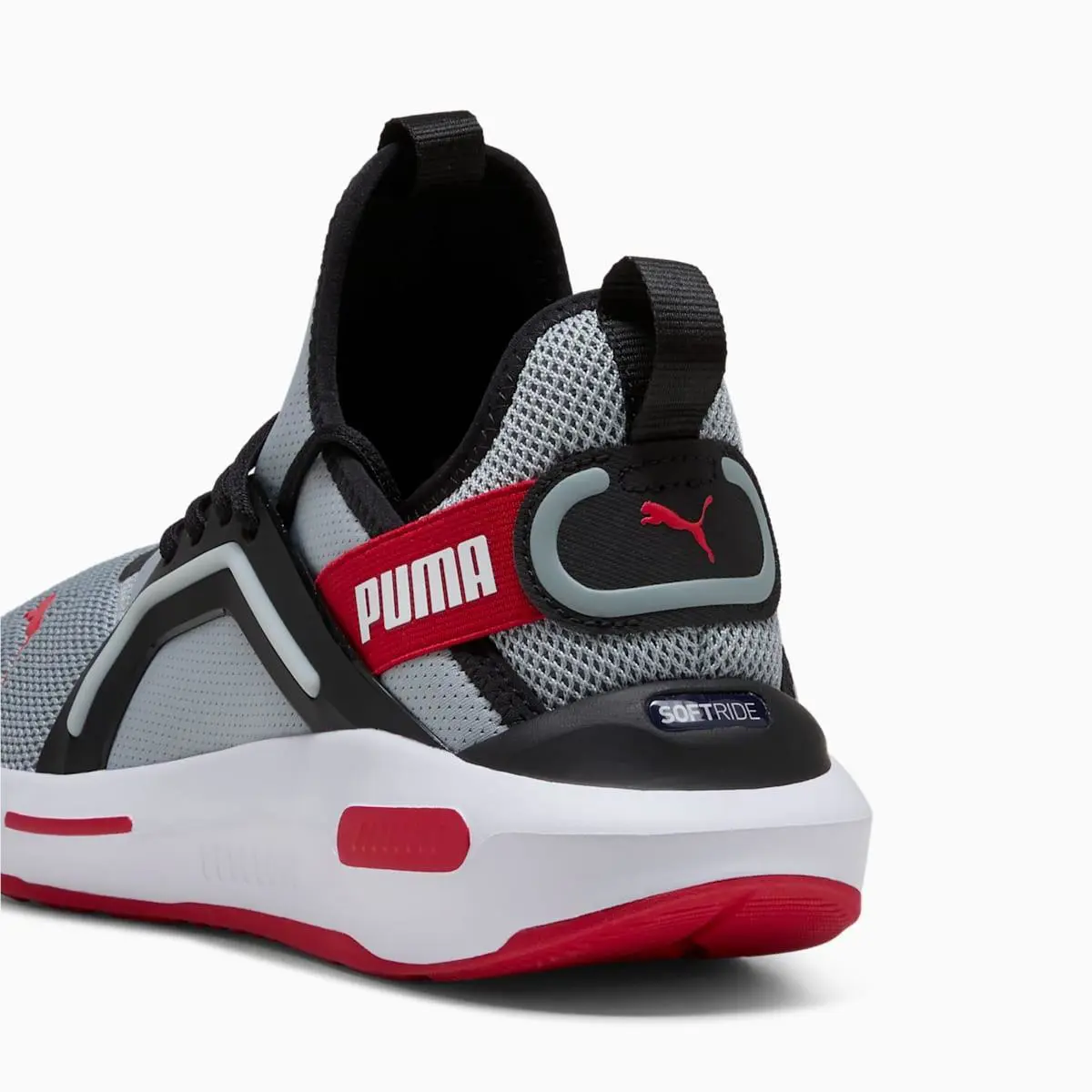 Puma shoes - COOL MID GRAY/BLACK/STRONG RED 2