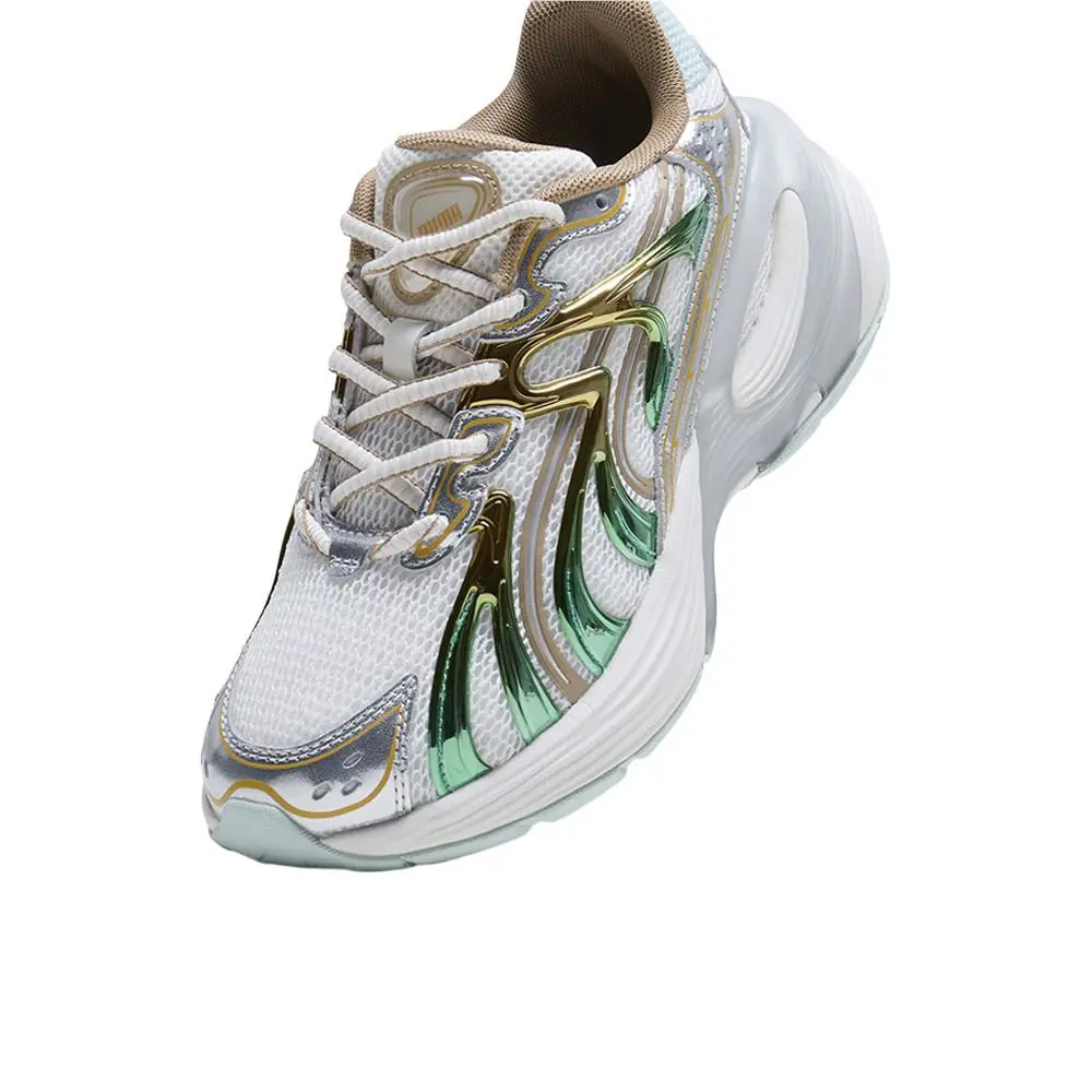Puma shoes - PUMA Inverse Shimmer Lace Up  Youth - 40389001 - White 4