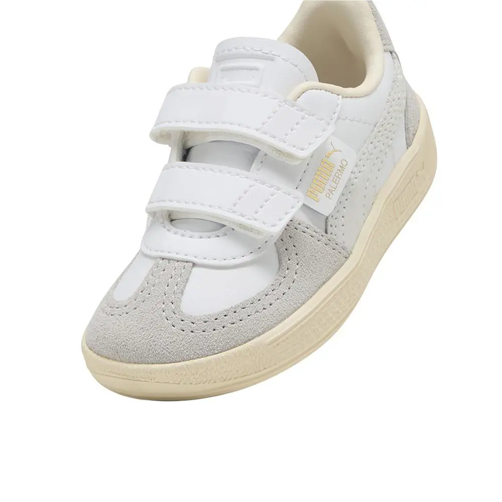Puma shoes - PUMA Palermo Leather Easy On  Toddler - 40200402 - White 4