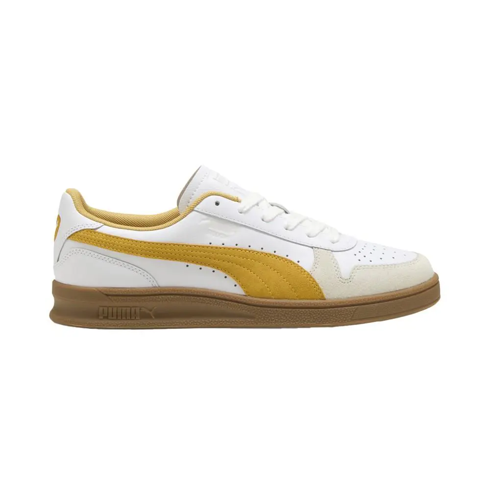 Puma Indoor Lace Up Mens White Sneakers Casual Shoes 40136012